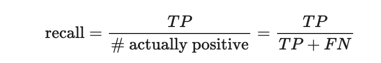 recall formula
